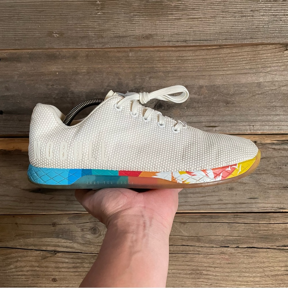 Women Size 11.5 / Size 10 Men Nobull West Coast Trainer Shell Sunrise Sneakers